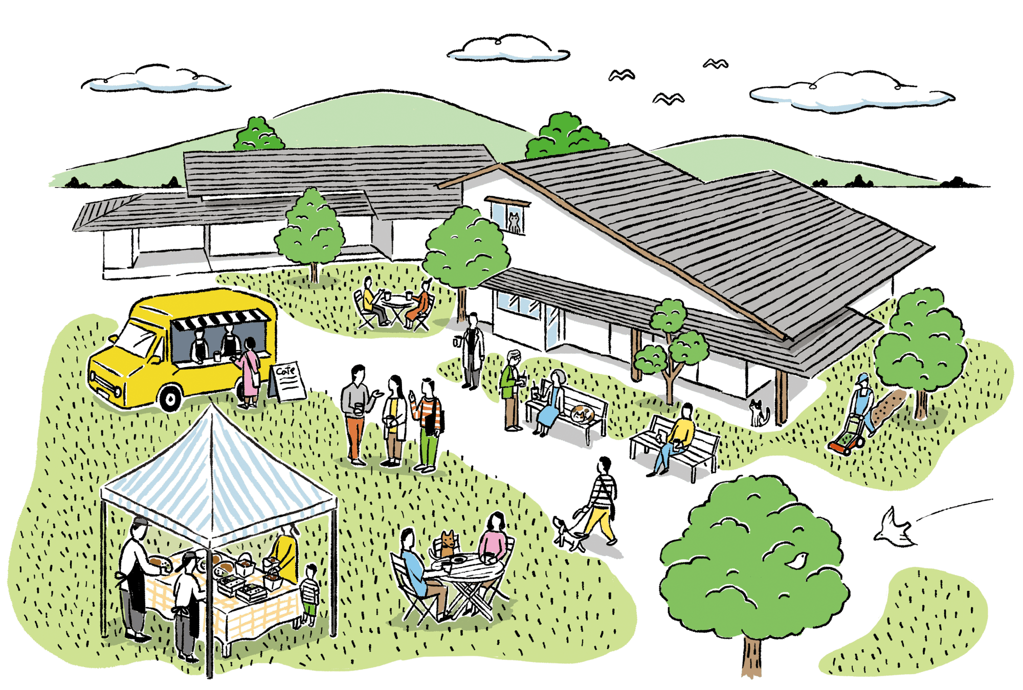 みやこアイクリニック　イメージイラスト